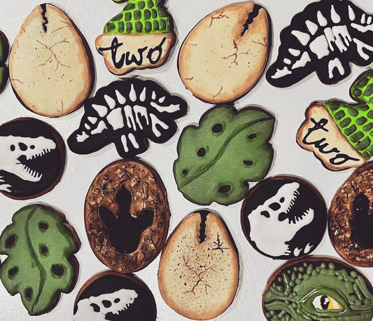 Dino cookie set