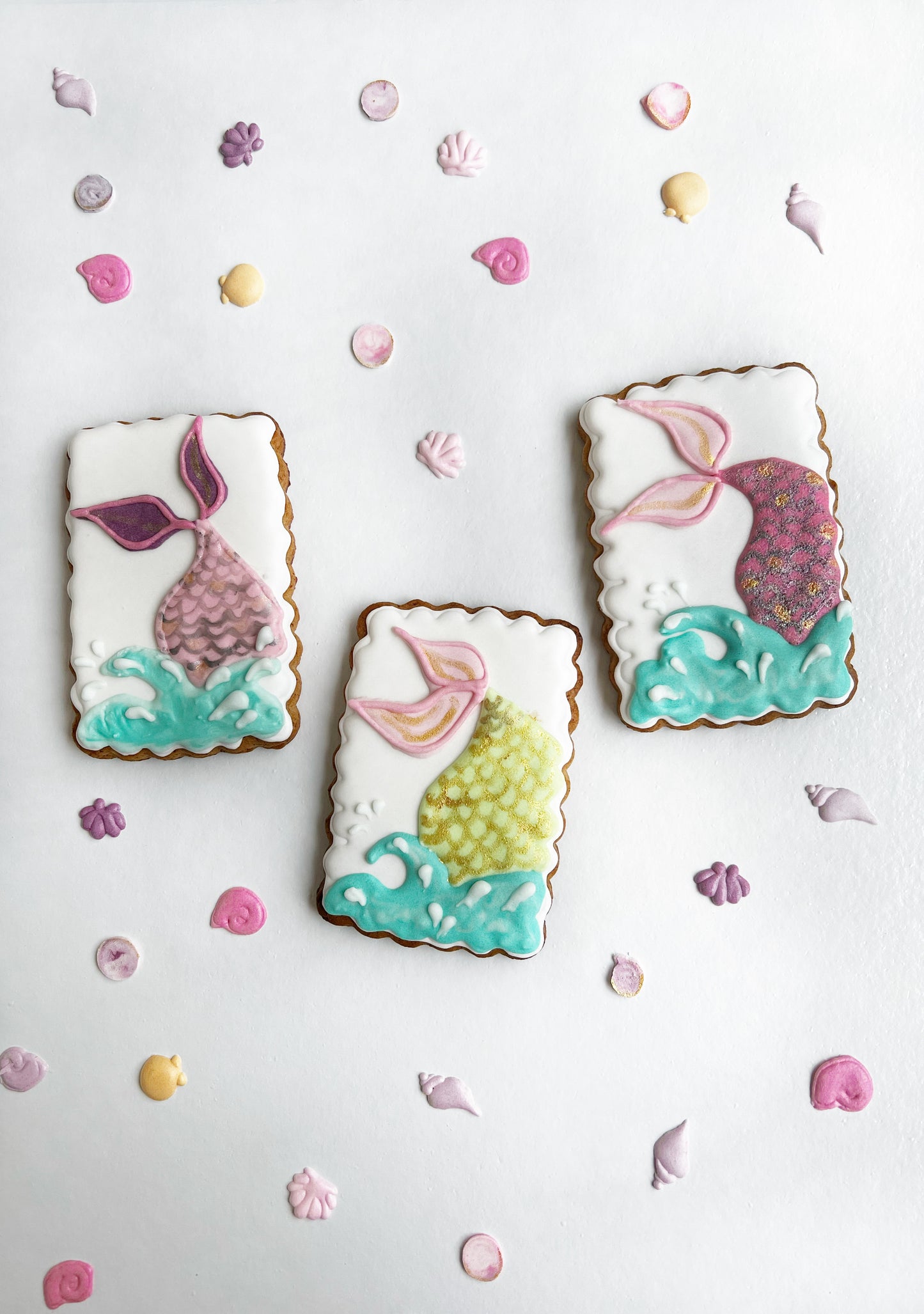 Mermaid cookie set