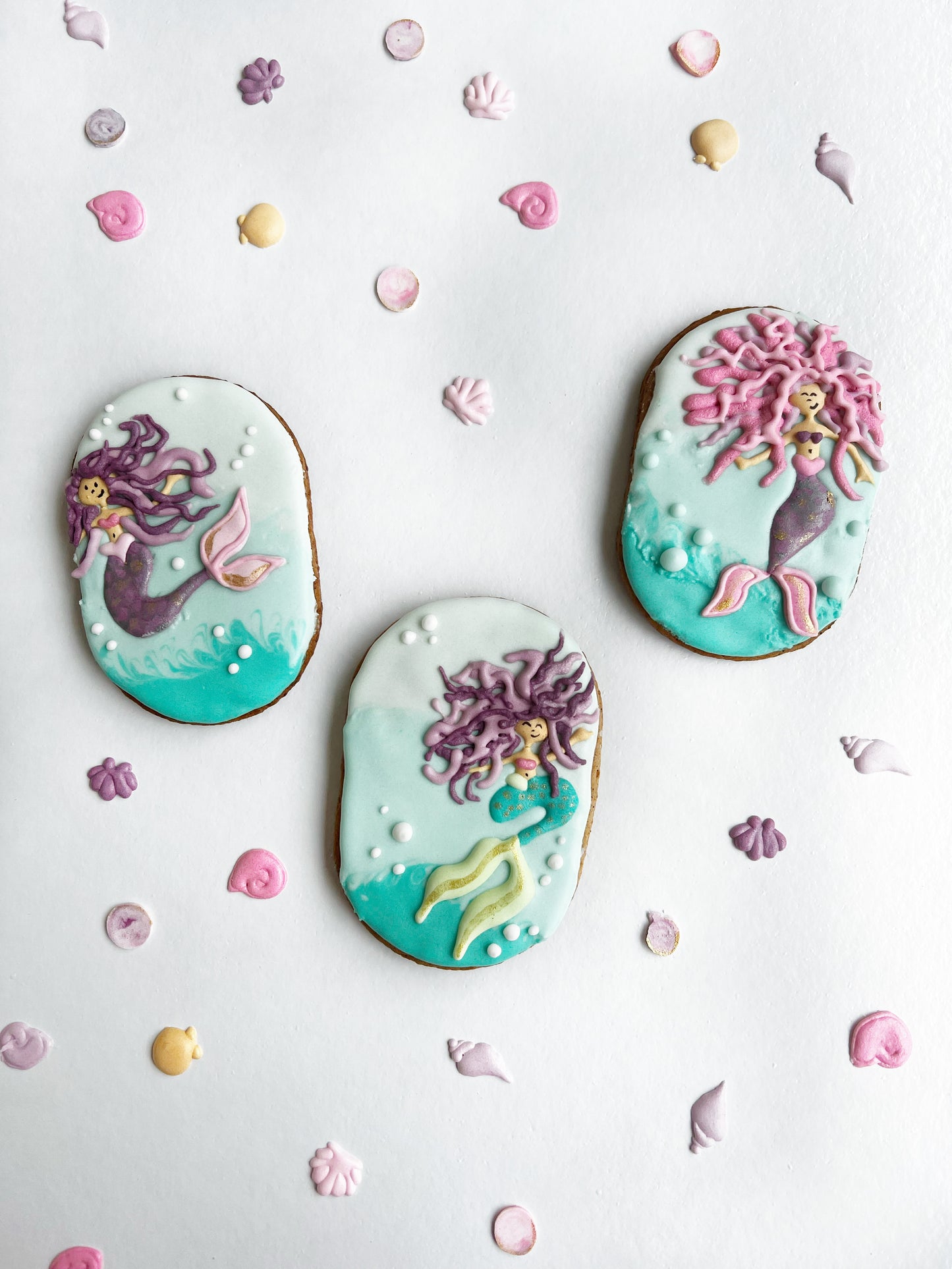 Mermaid cookie set