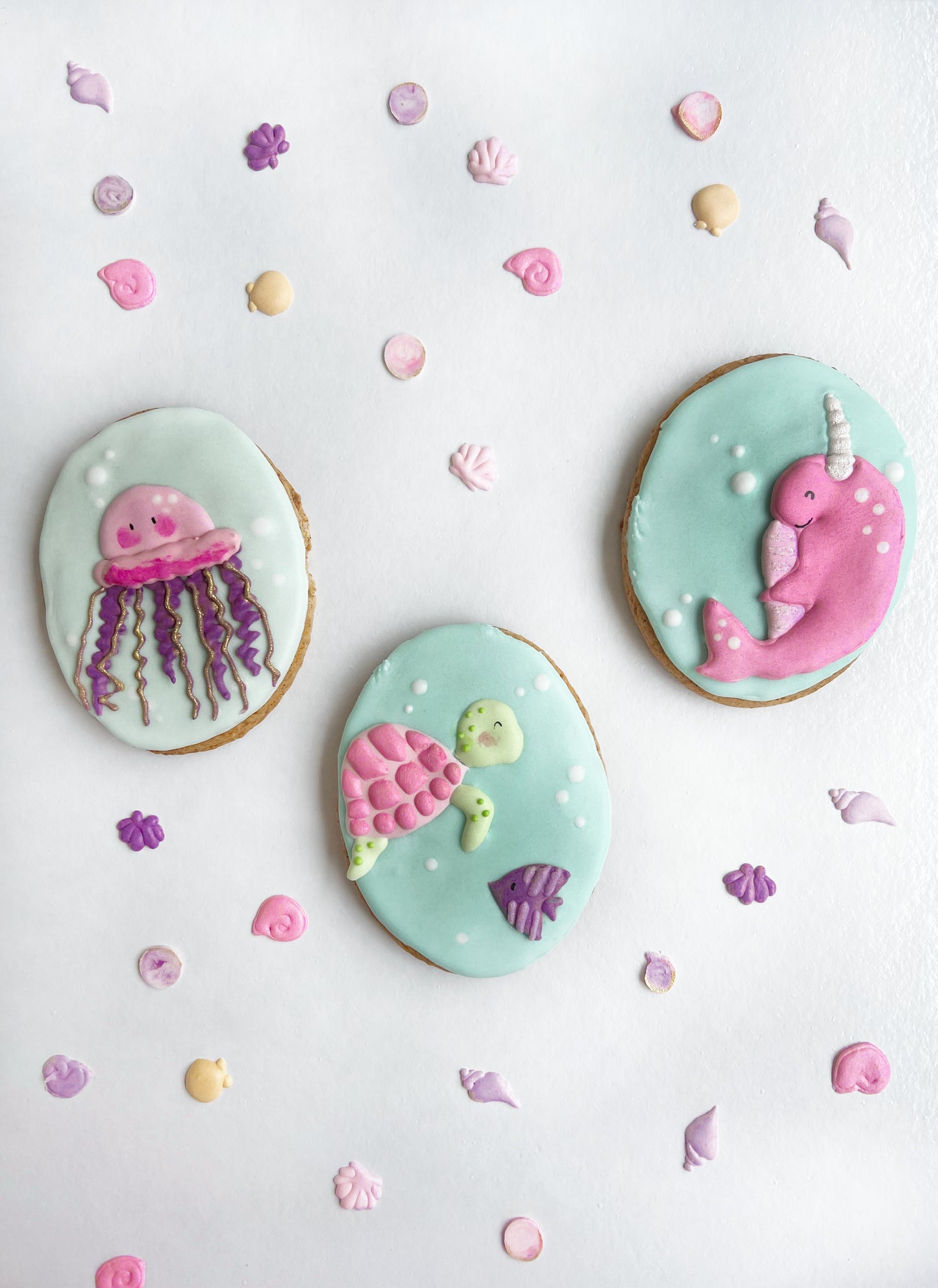 Mermaid cookie set