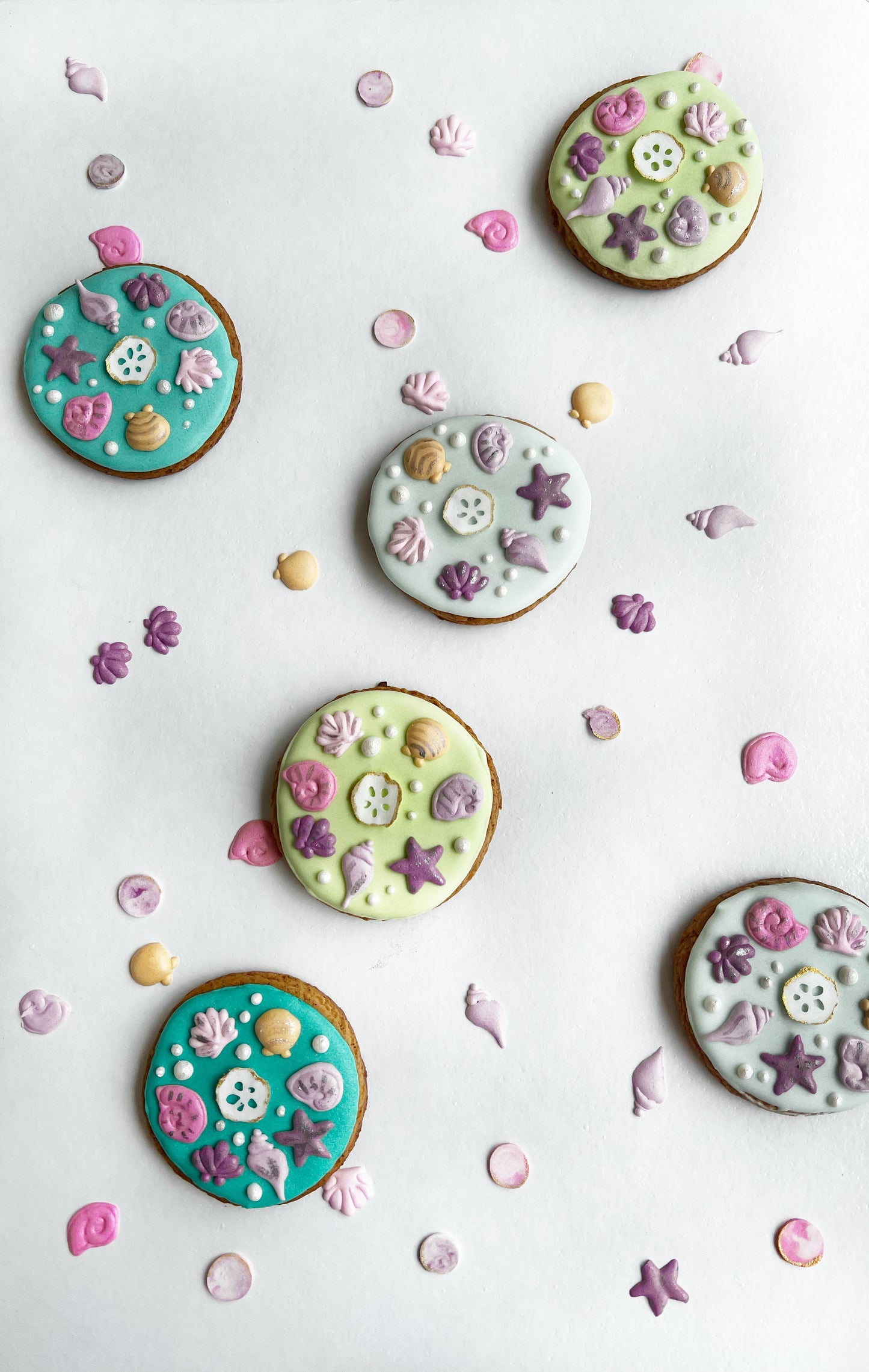 Mermaid cookie set