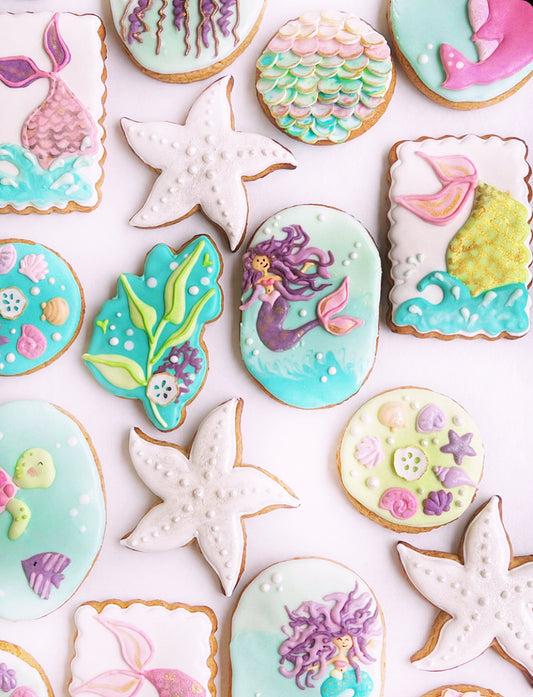 Mermaid cookie set